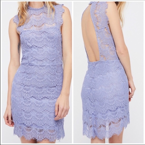 Free People Lace Open Back Dress - Picture 6 of 7